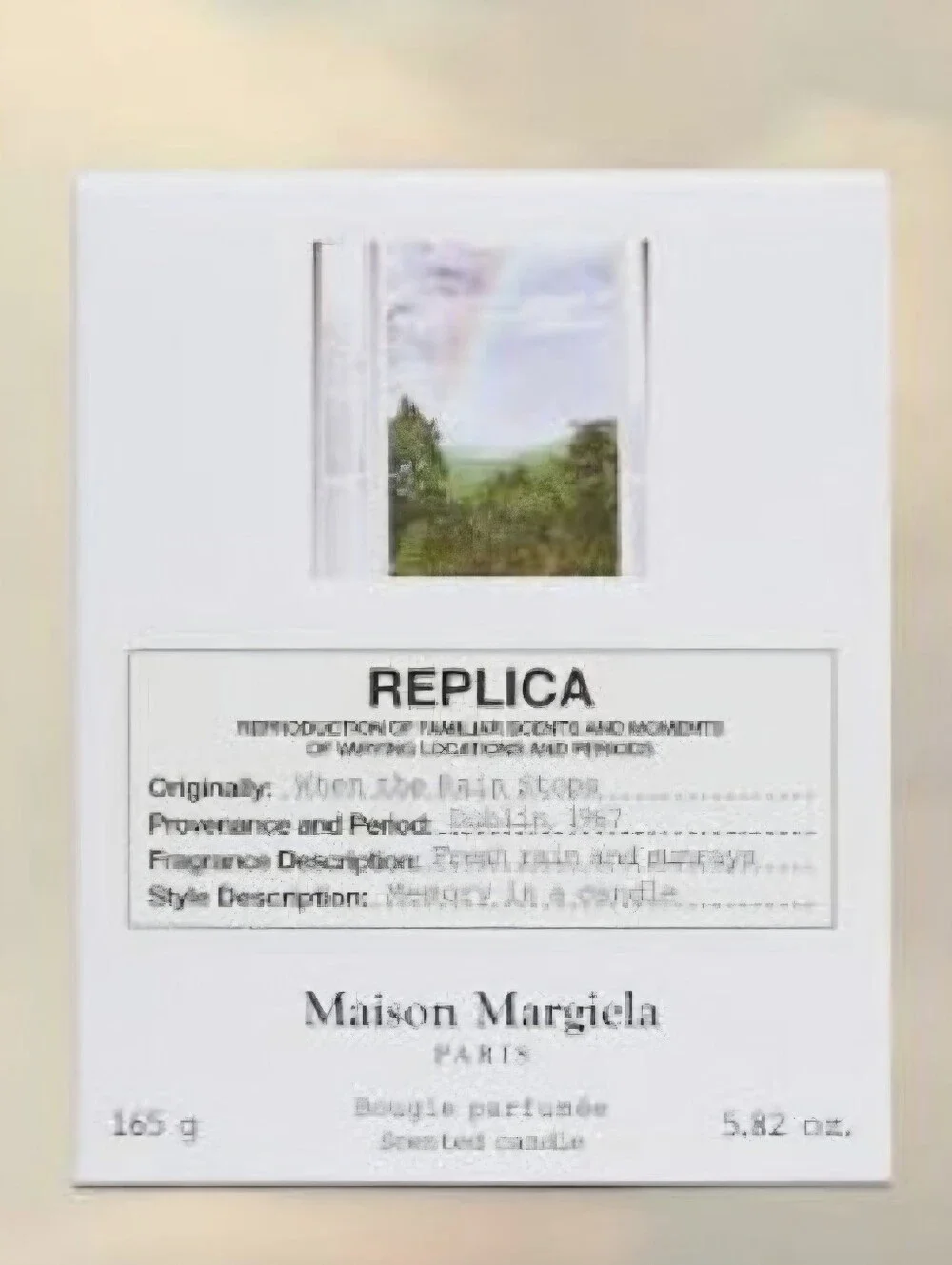 Maison Margiela When The Rain Stops Candle New In Box Luxury Home Decor Accents